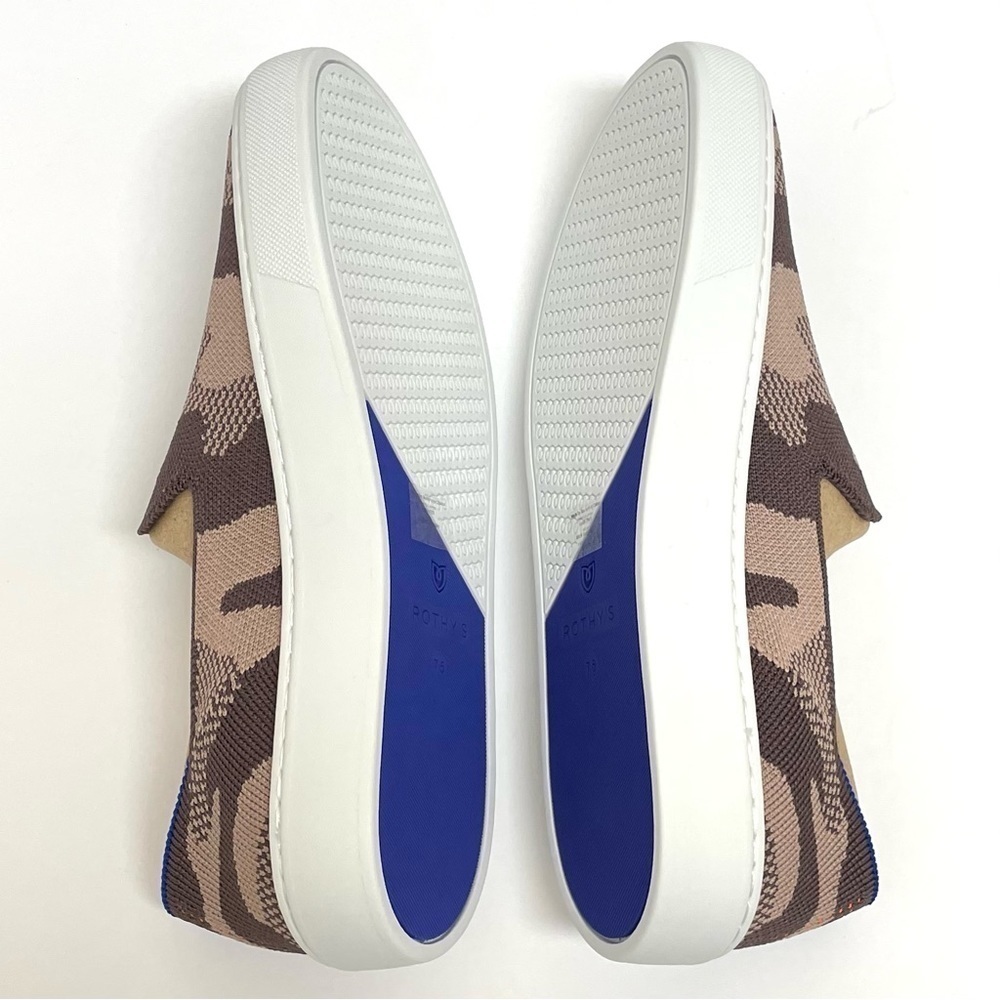 Rothy’s taupe camo slip on sneakers 7.5 new - Picture 6 of 16